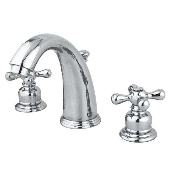 Widespread Bathroom Faucet, Polished Chrome